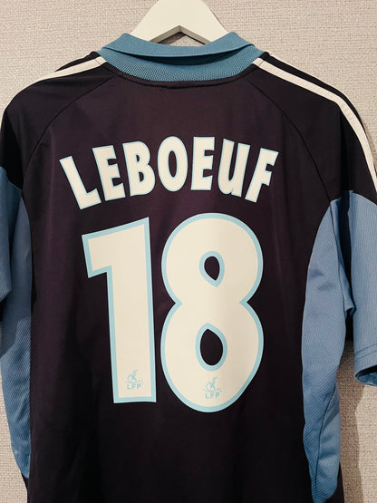 Marseille away football shirt 2001/02 Le Boeuf Large