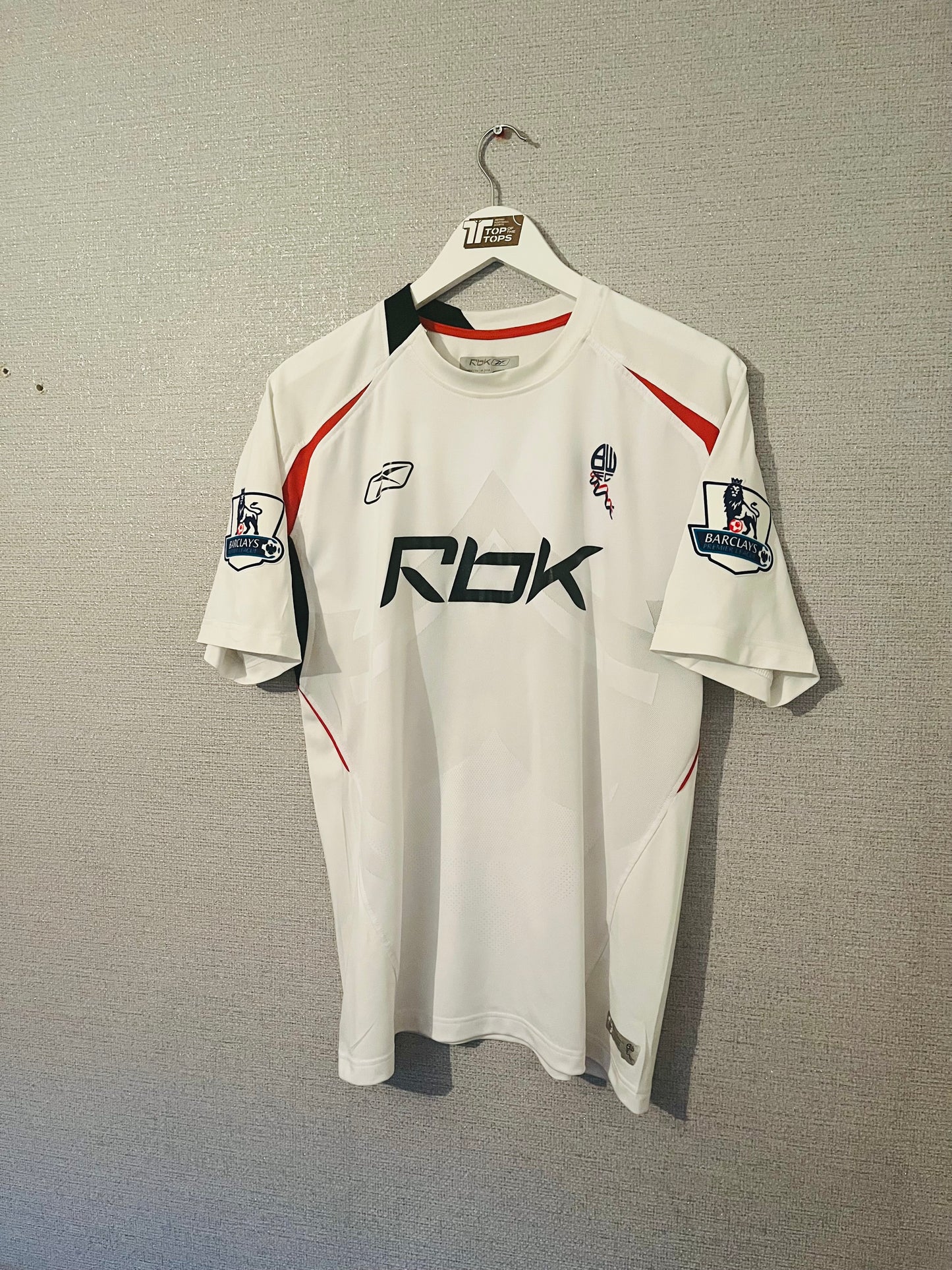 Bolton Wanderers home football shirt 2007/08 Campo Medium