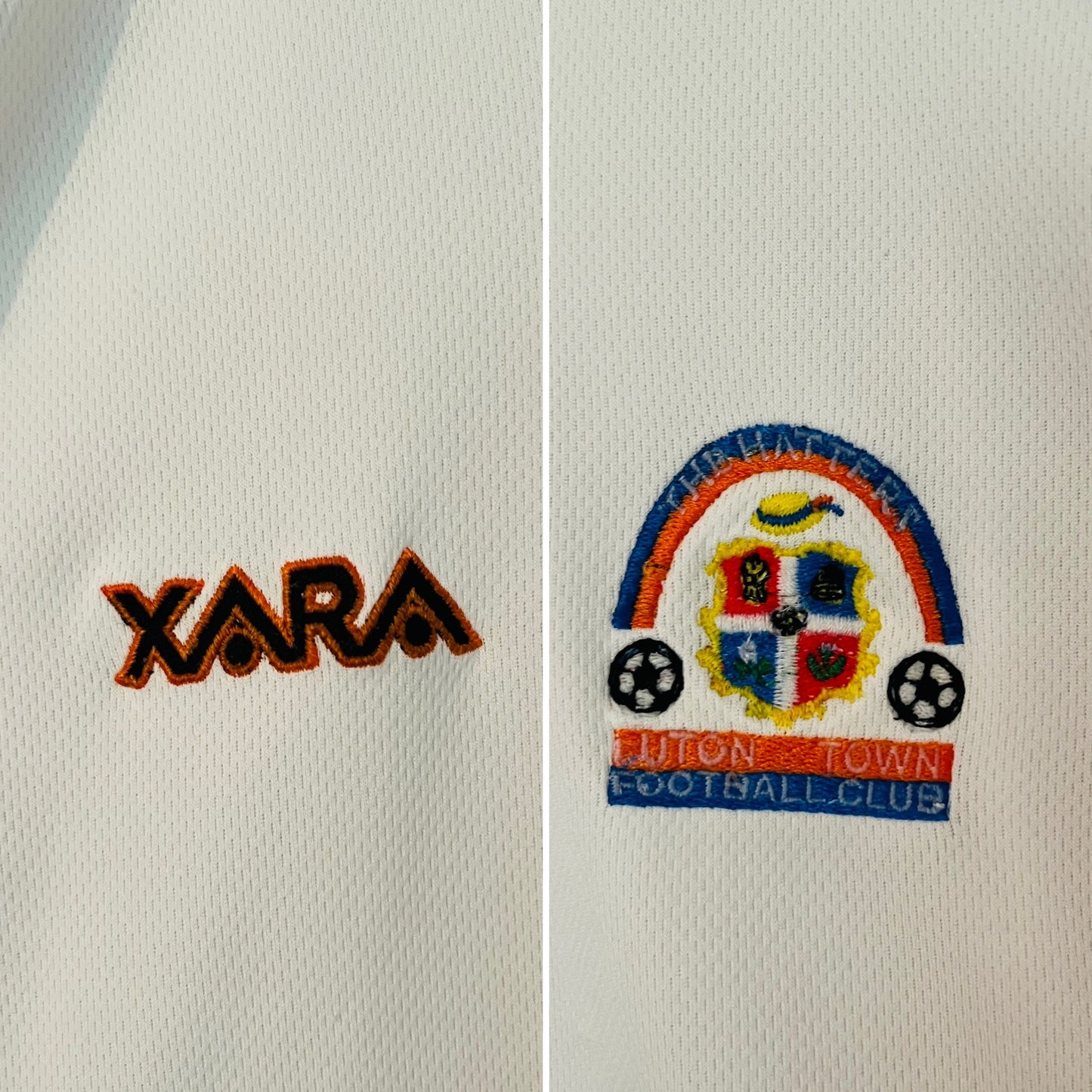 Luton Town home football shirt 2001/03 Large