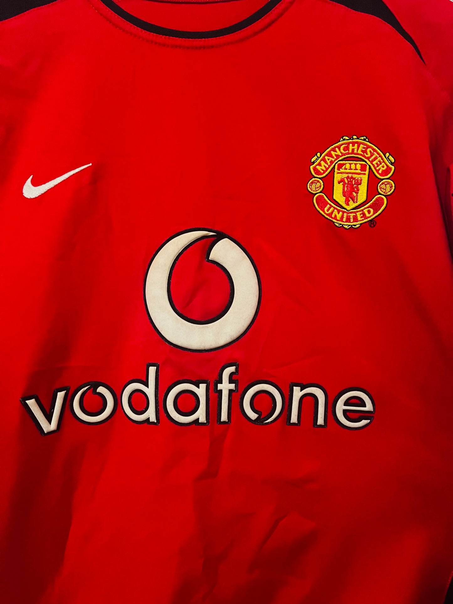 Manchester United home football shirt 2003/04 CR7 medium
