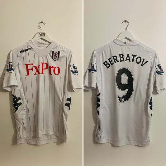 Fulham home football shirt 2012/13 Berbatov Medium