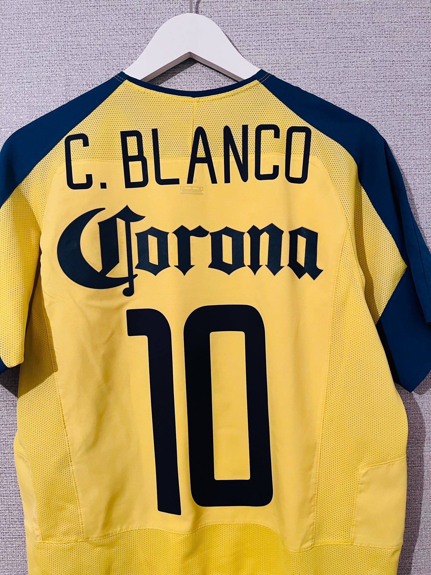 Club America home football shirt 2003/04 Blanco Medium