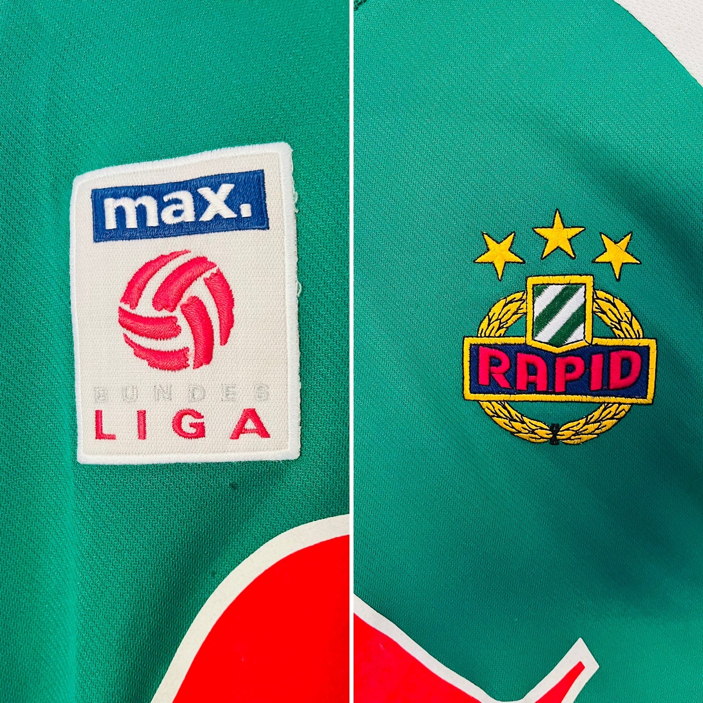 SK Rapid Wien Rapid Vienna home football shirt 1999/2000 S/Med