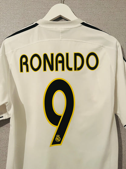Real Madrid home football shirt 2003/04 R9 Medium