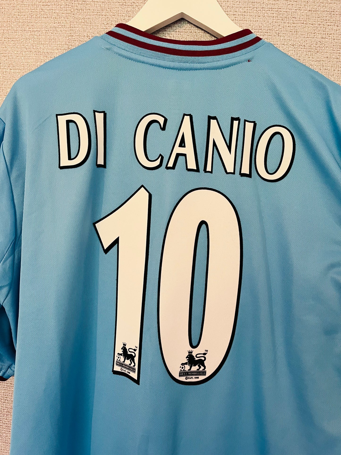 West Ham United away football shirt 2001/03 Di Canio XL