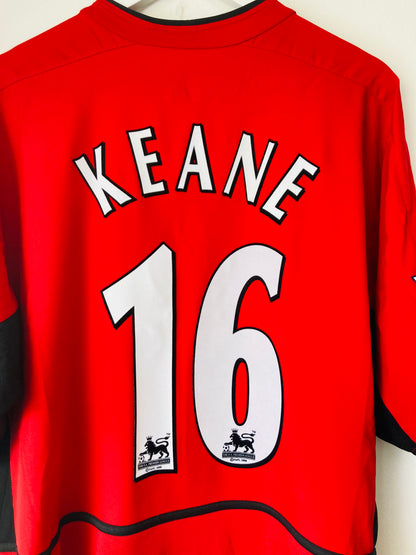 Manchester United home football shirt                     2003/04 Keane XXL