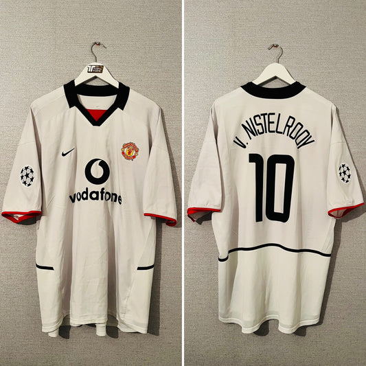 Manchester United away football shirt 2002/03 Van Nistelrooy XXL