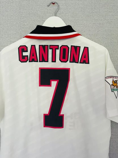 Manchester United away football shirt 1996/97 Cantona Medium