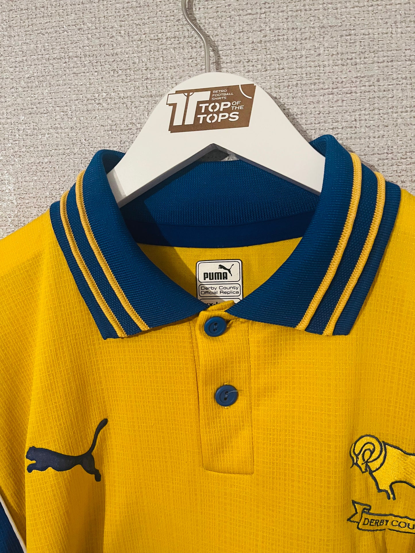 Derby County away football shirt 1999/2001 Eranio XXL