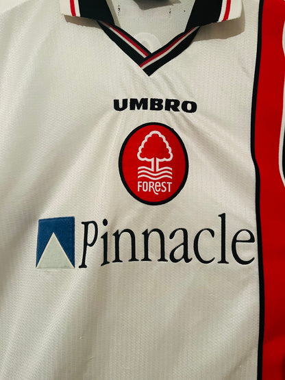 Nottingham Forest away football shirt 1997/99 Van Hooijdonk XL
