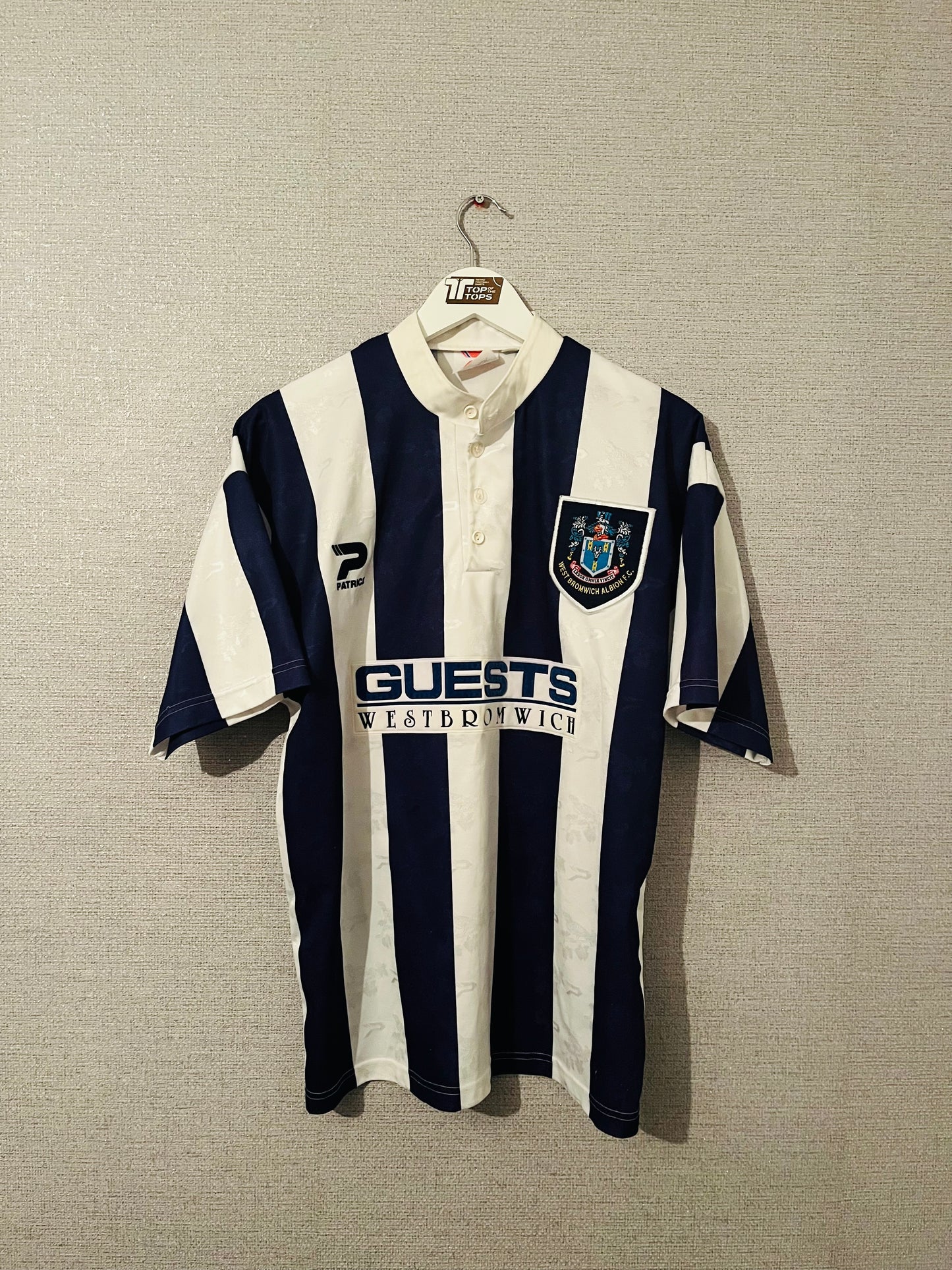 West Bromwich Albion WBA home football shirt 1996/97 medium