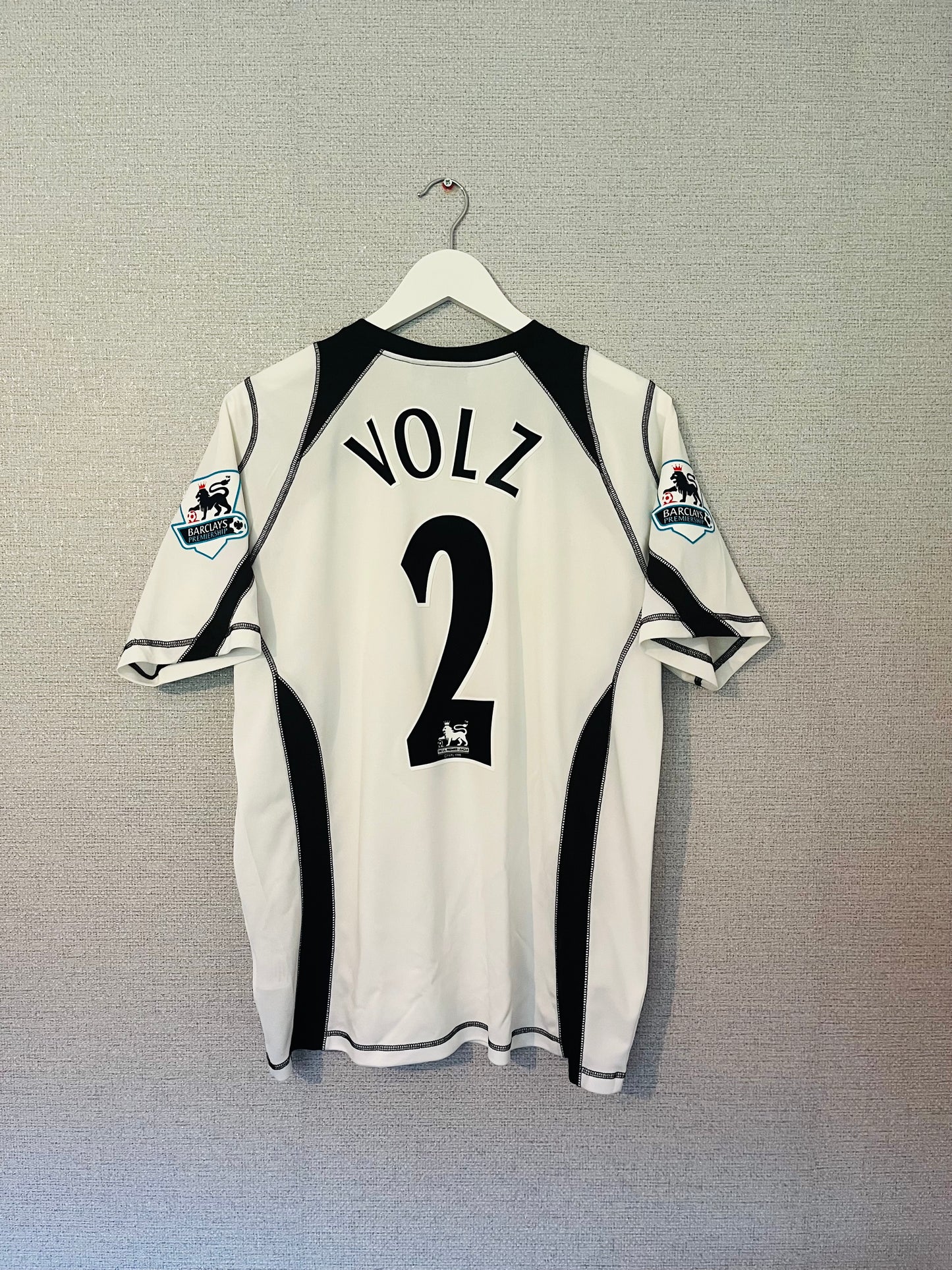Fulham home football shirt 2006/07 Volz Medium