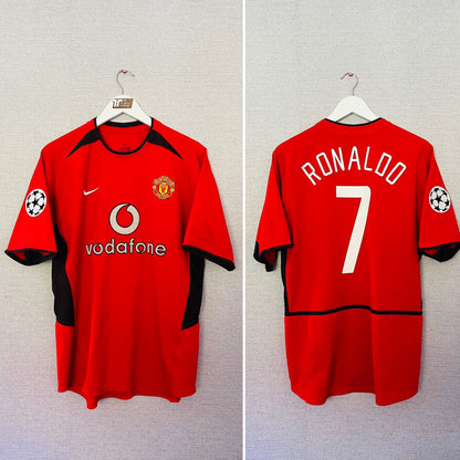Manchester United home football shirt
2003/04 CR7 Medium