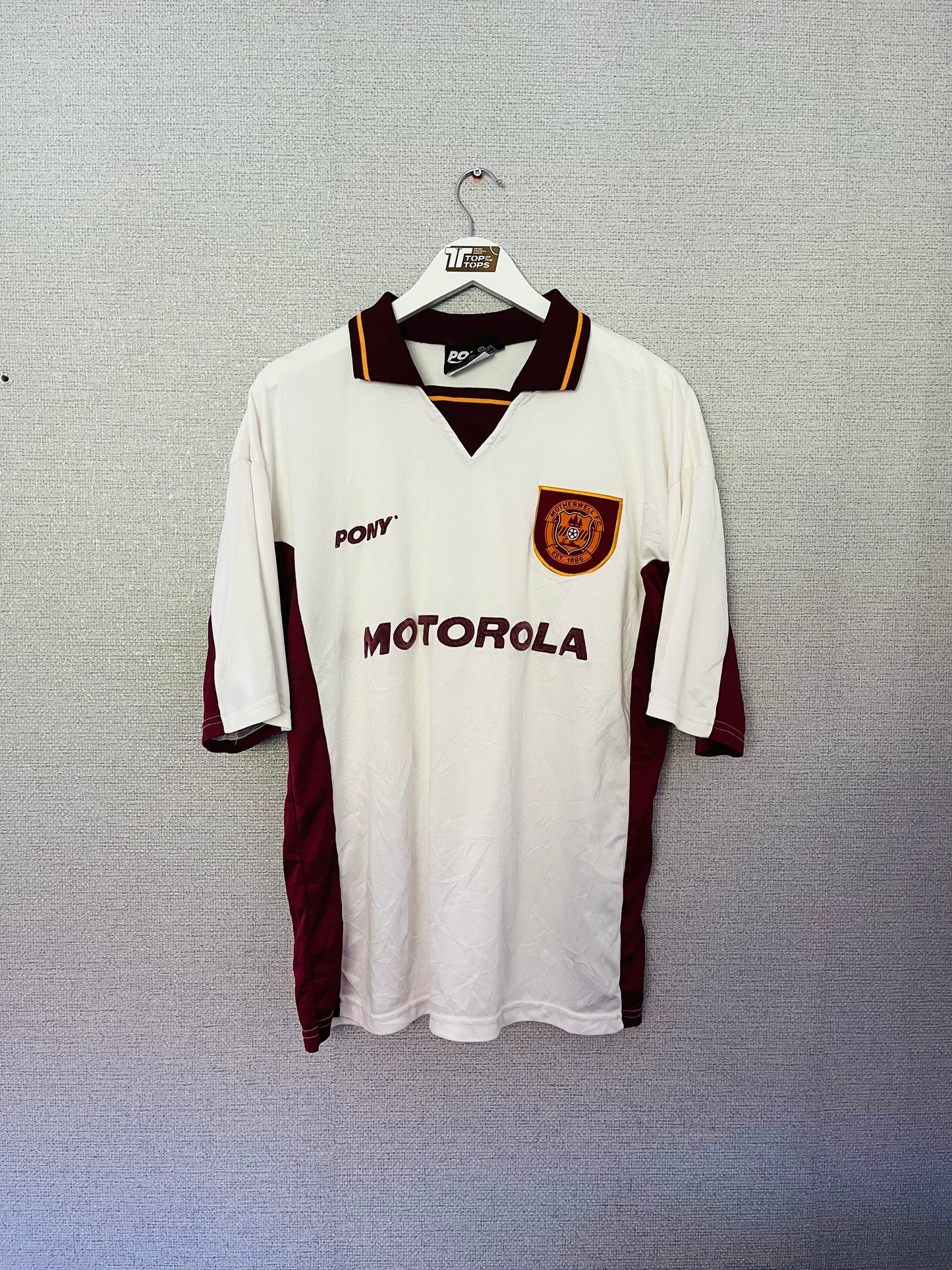 Motherwell away football shirt 1996/97 Large