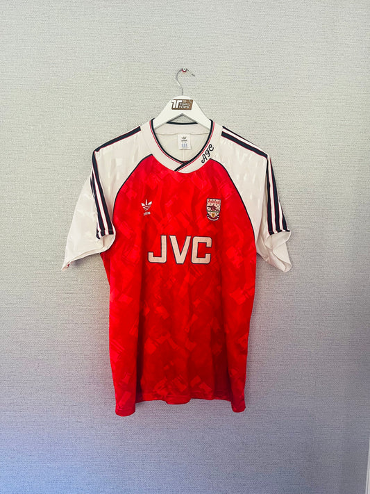 Arsenal home football shirt 1990/92 Large