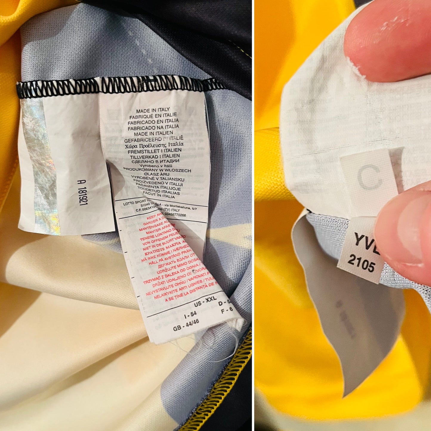 Fiorentina goalkeeper football shirt 2007/08 XXL