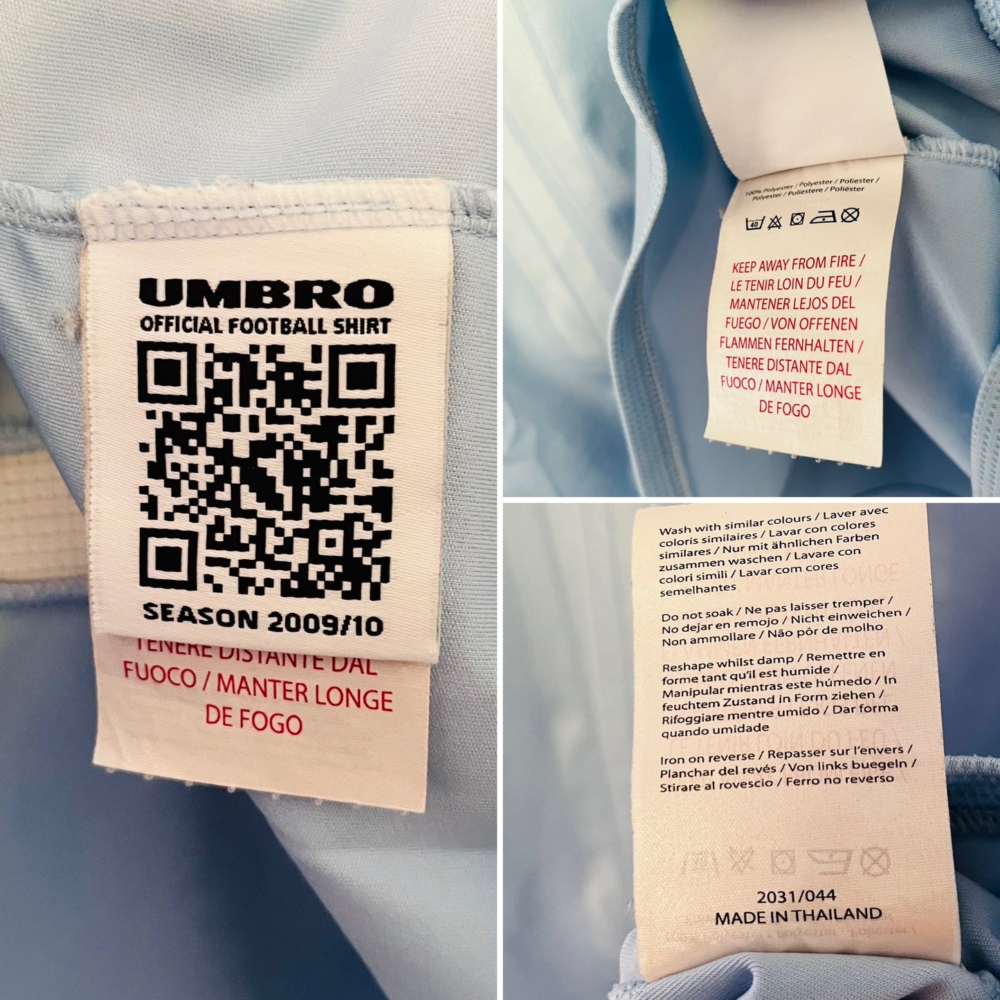 Heart of Midlothian Hearts away football shirt 2009/10 Medium