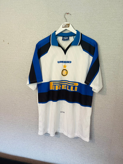Inter Milan away football shirt 1996/97 Zanetti XL