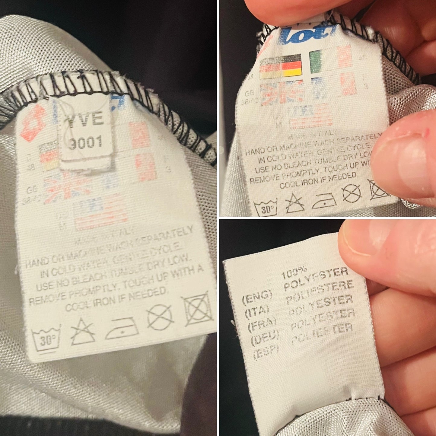 Juventus away football shirt 2001/02 Del Piero Medium