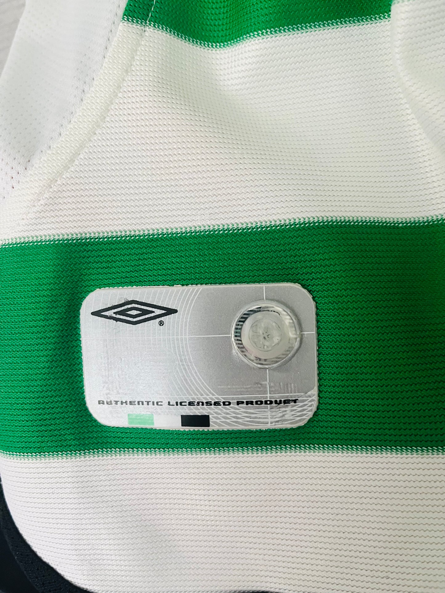 Glasgow Celtic home football shirt 2001/03 Larsson XL