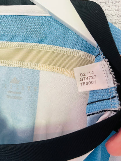 Argentina home football shirt     W/C 2014 Messi Medium