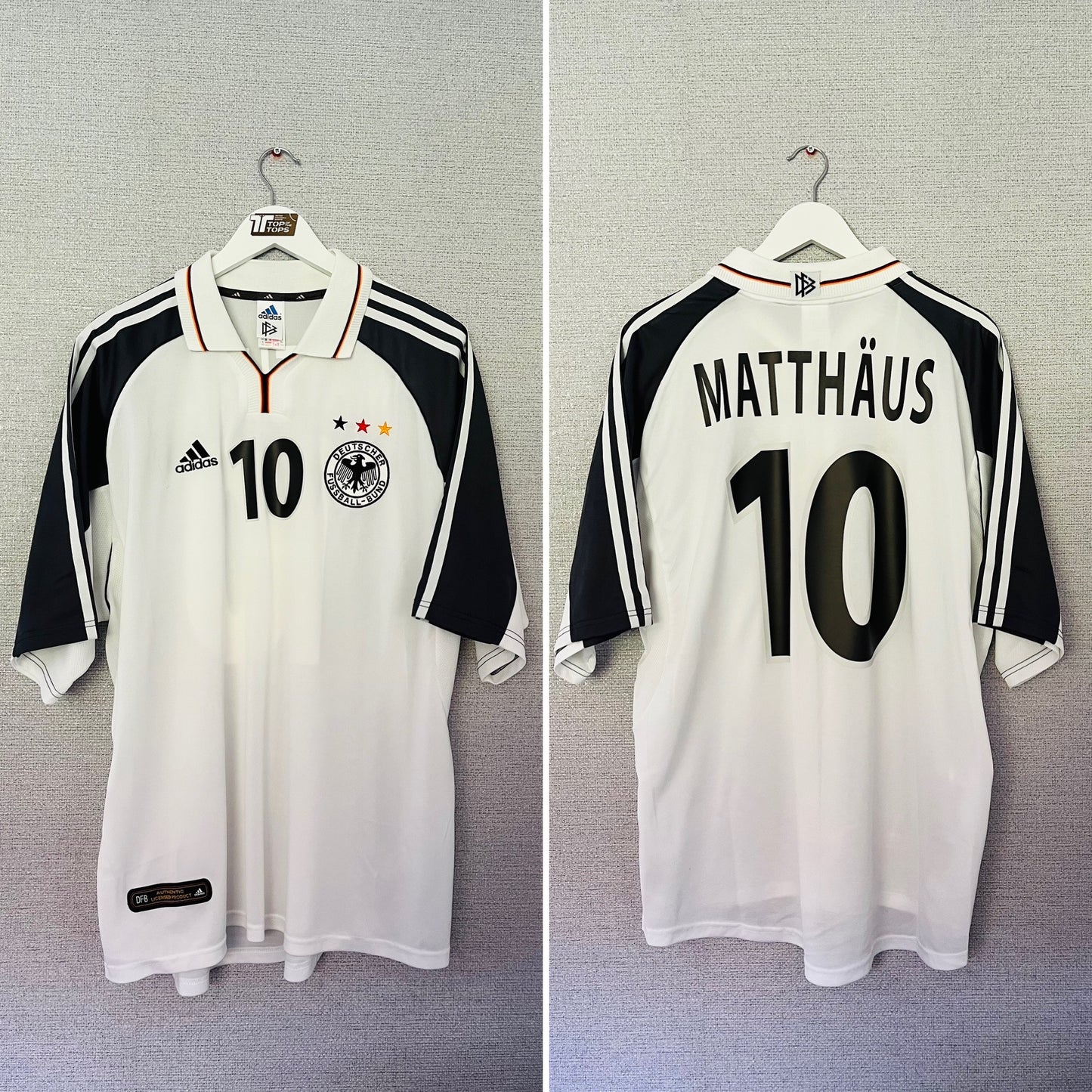 Germany home football shirt 2000/02 Matthaus XXL