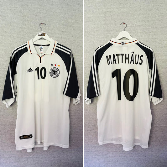 Germany home football shirt 2000/02 Matthaus XXL