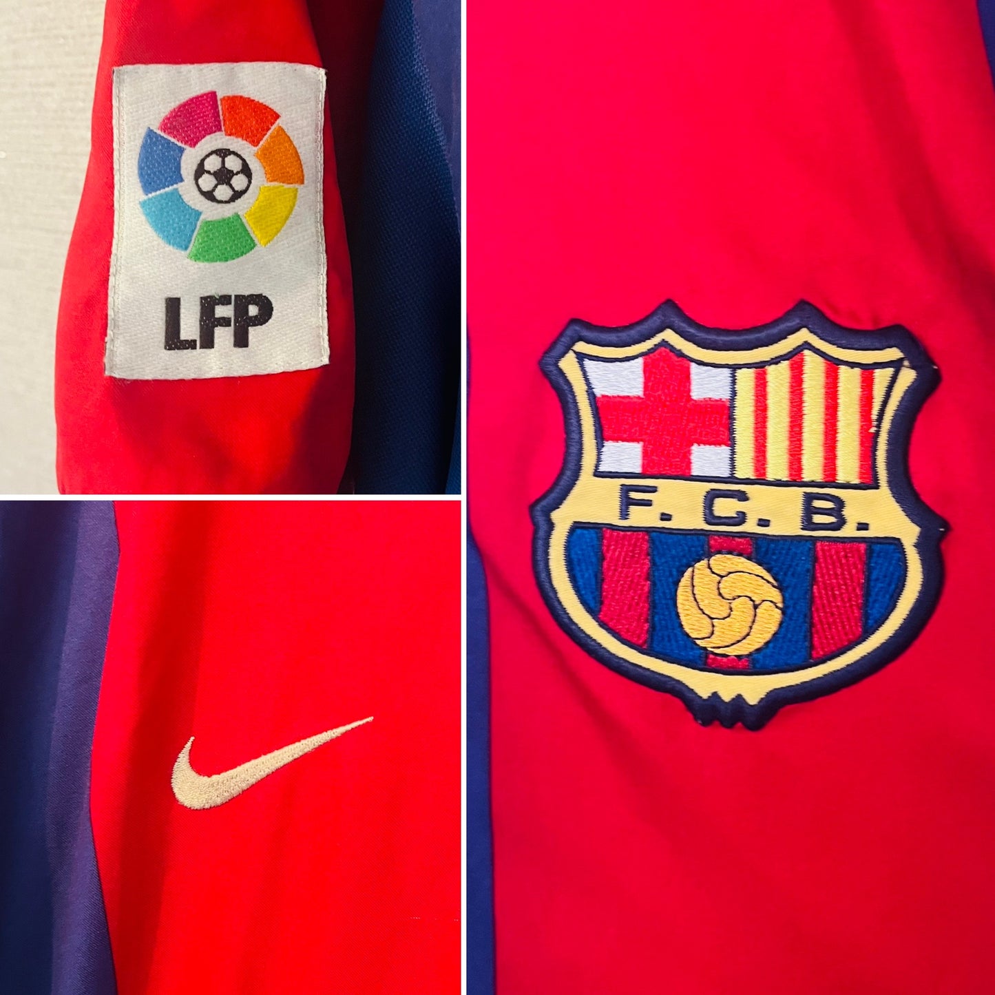 Barcelona home football shirt 2002/03 Riquelme XXL