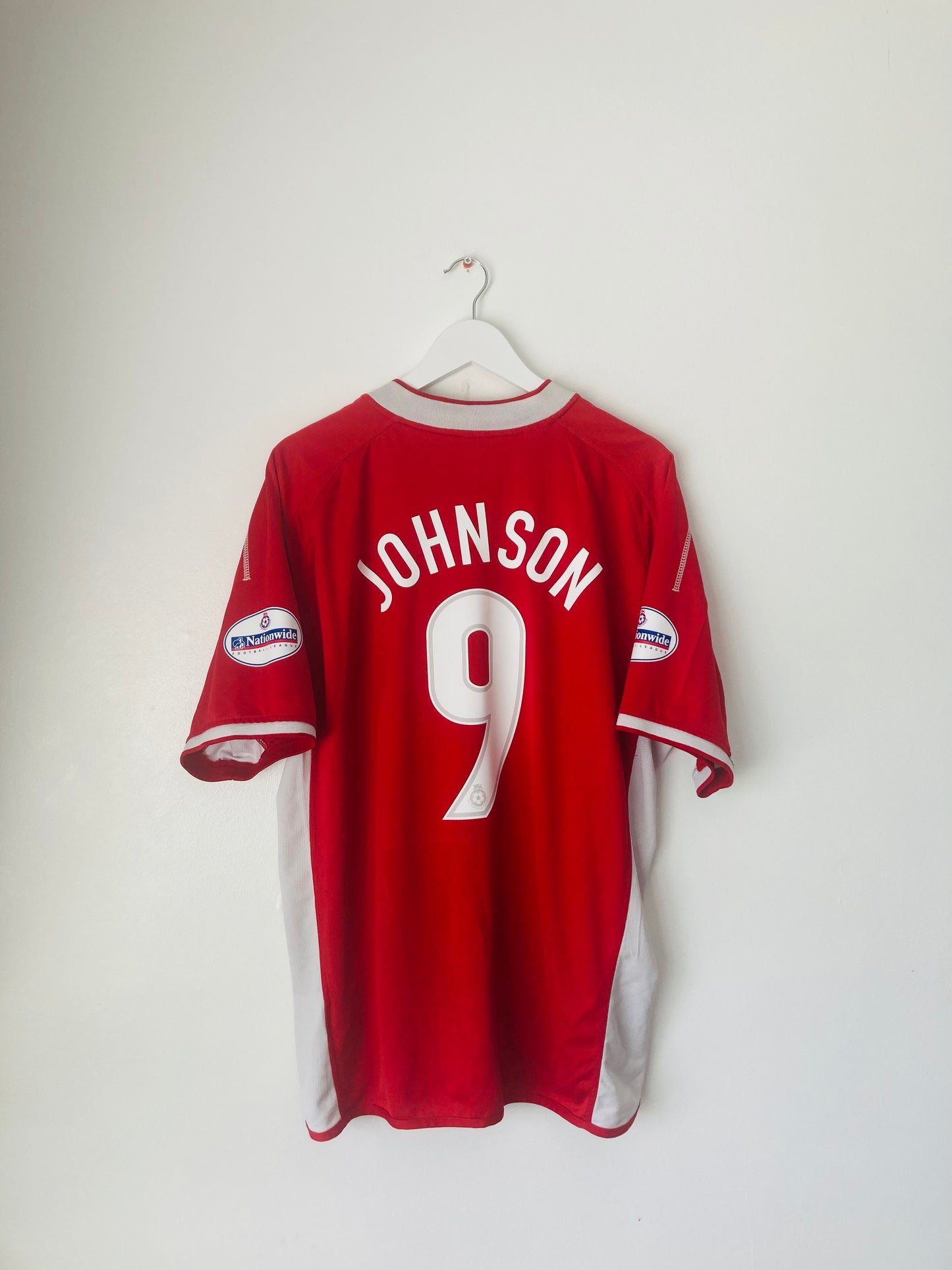 Nottingham Forest home football shirt 2002/03 Johnson XXL