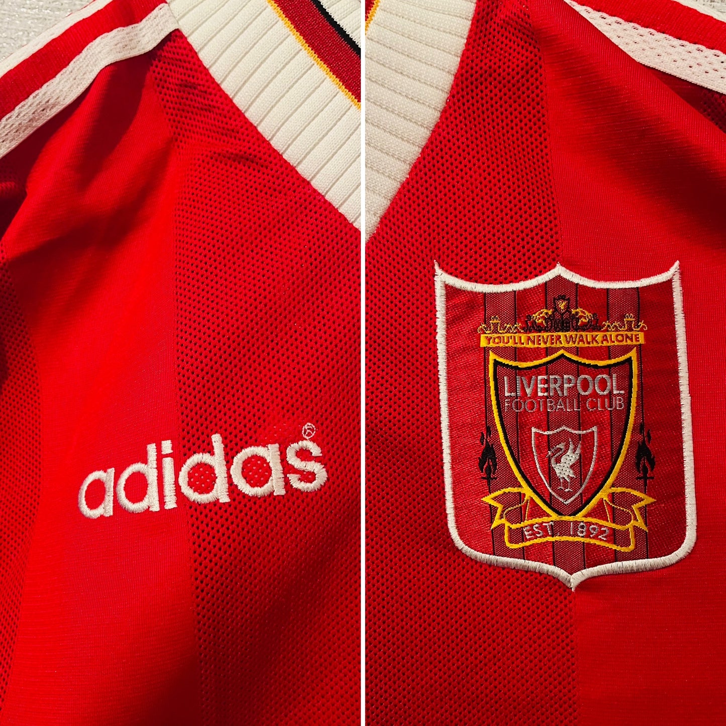 Liverpool home football shirt
1995/96 Rush Medium
