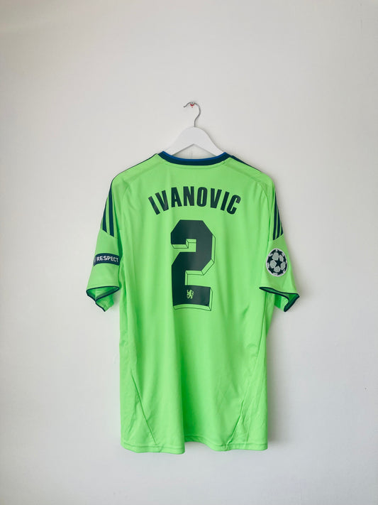 Chelsea away football shirt

2010/11 Ivanovic Large