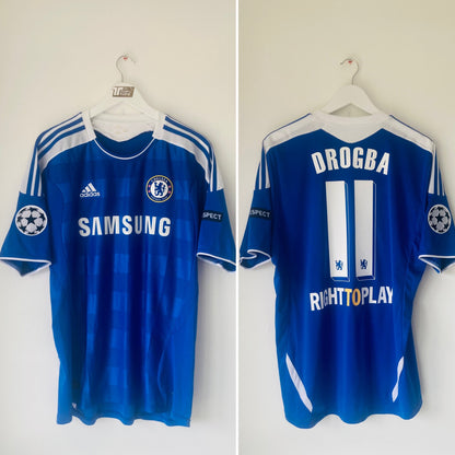Chelsea home football shirt 2011/12 Drogba Large
