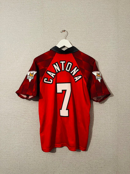 Manchester United home football shirt 1996/97 Cantona Medium