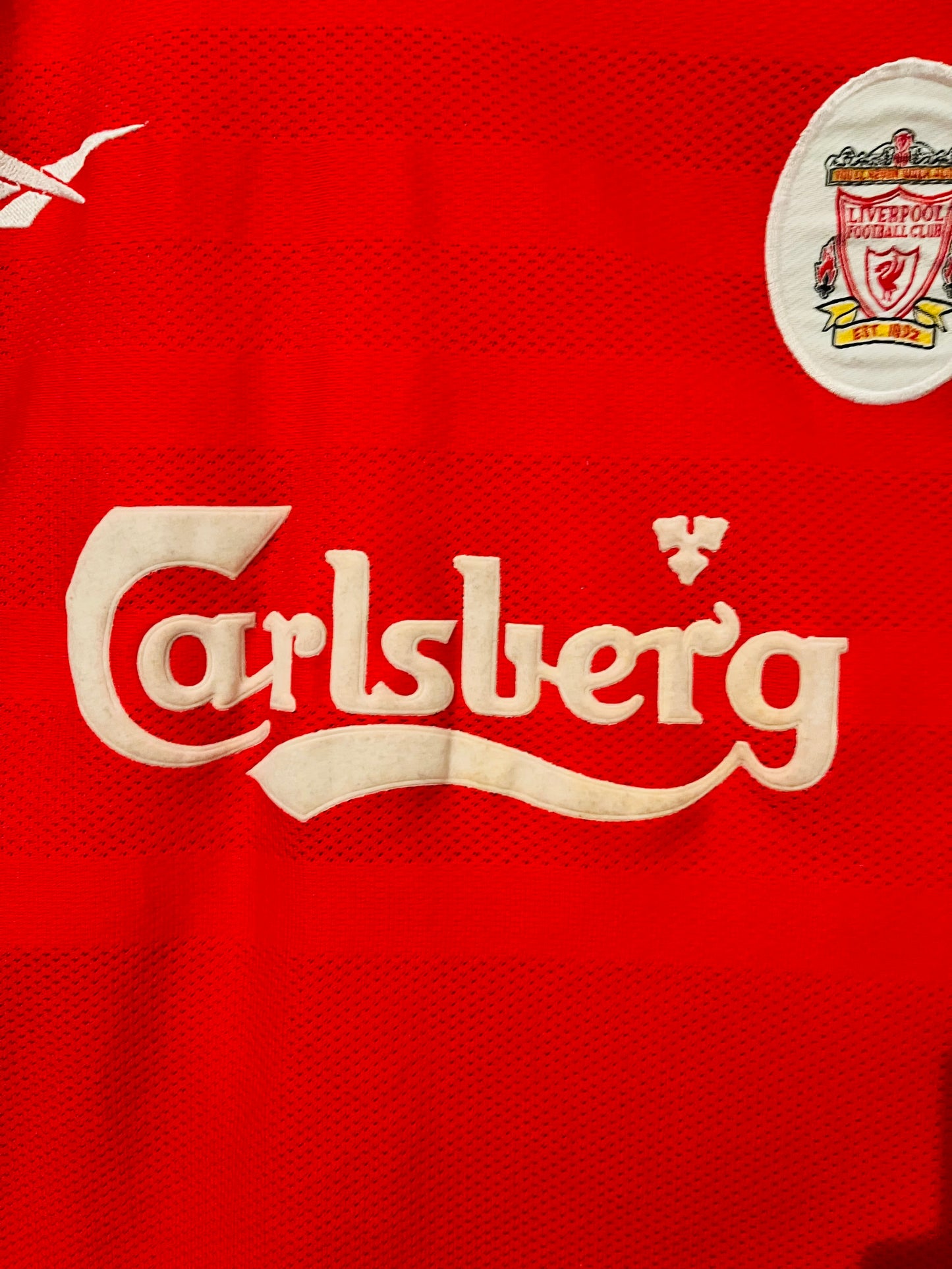 Liverpool home football shirt 1998/2000 Berger Large