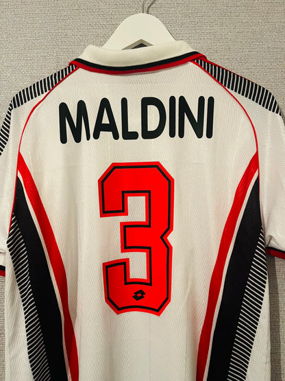 AC Milan away football shirt 1997/98 Maldini Medium