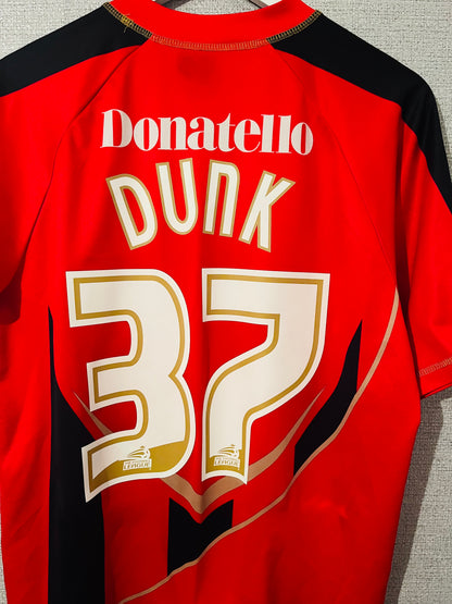 Brighton and Hove Albion away football shirt 2009/11 Dunk Medium