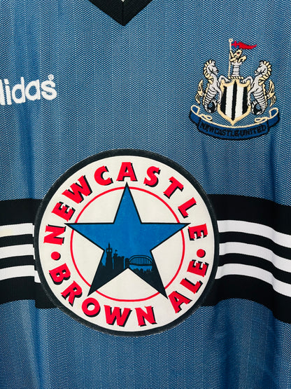 Newcastle United away football shirt 1996/97 Ginola Medium