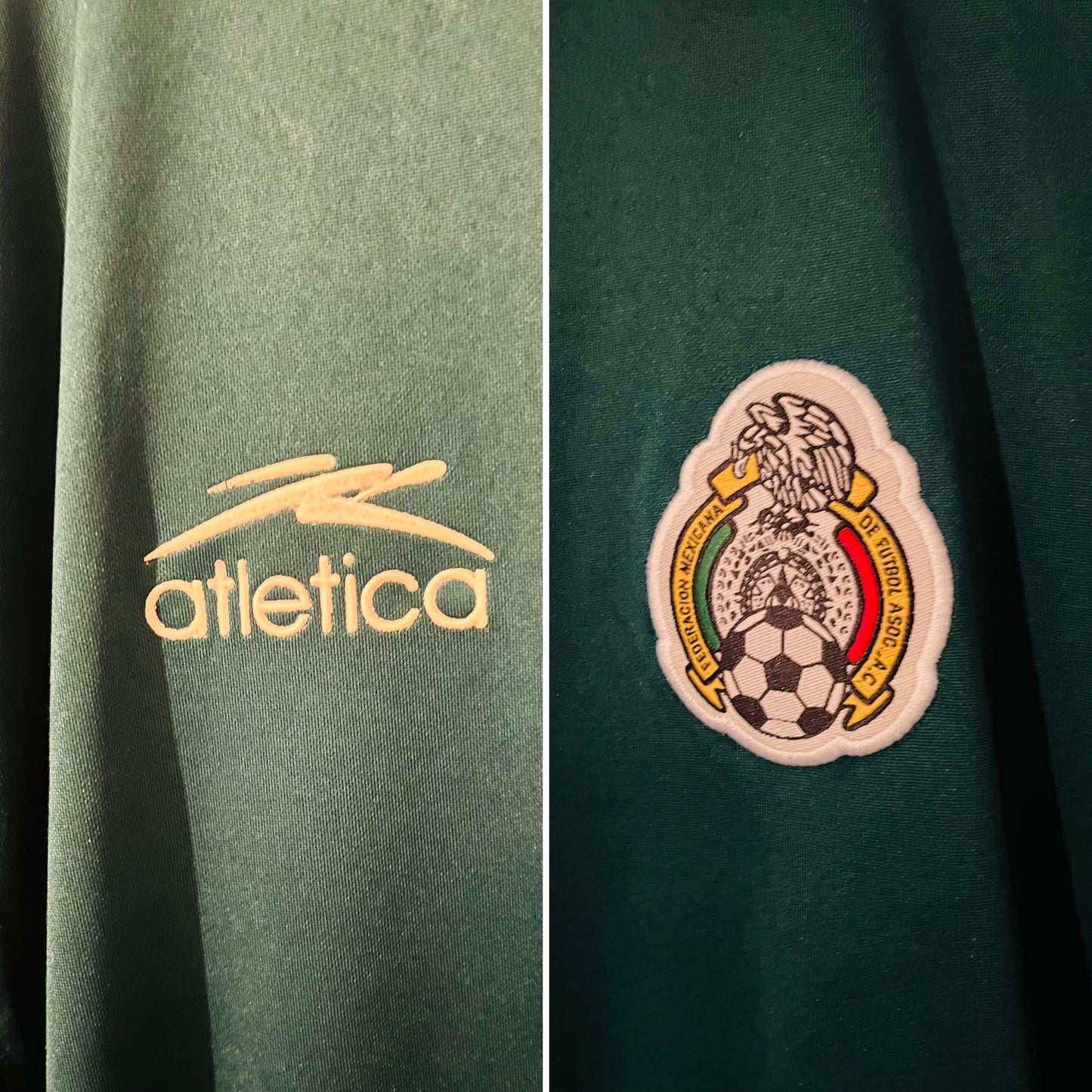 Mexico home football shirt 2001/02 Blanco Large