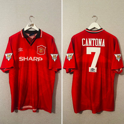 Manchester United home football shirt 1994/95 Cantona XL
