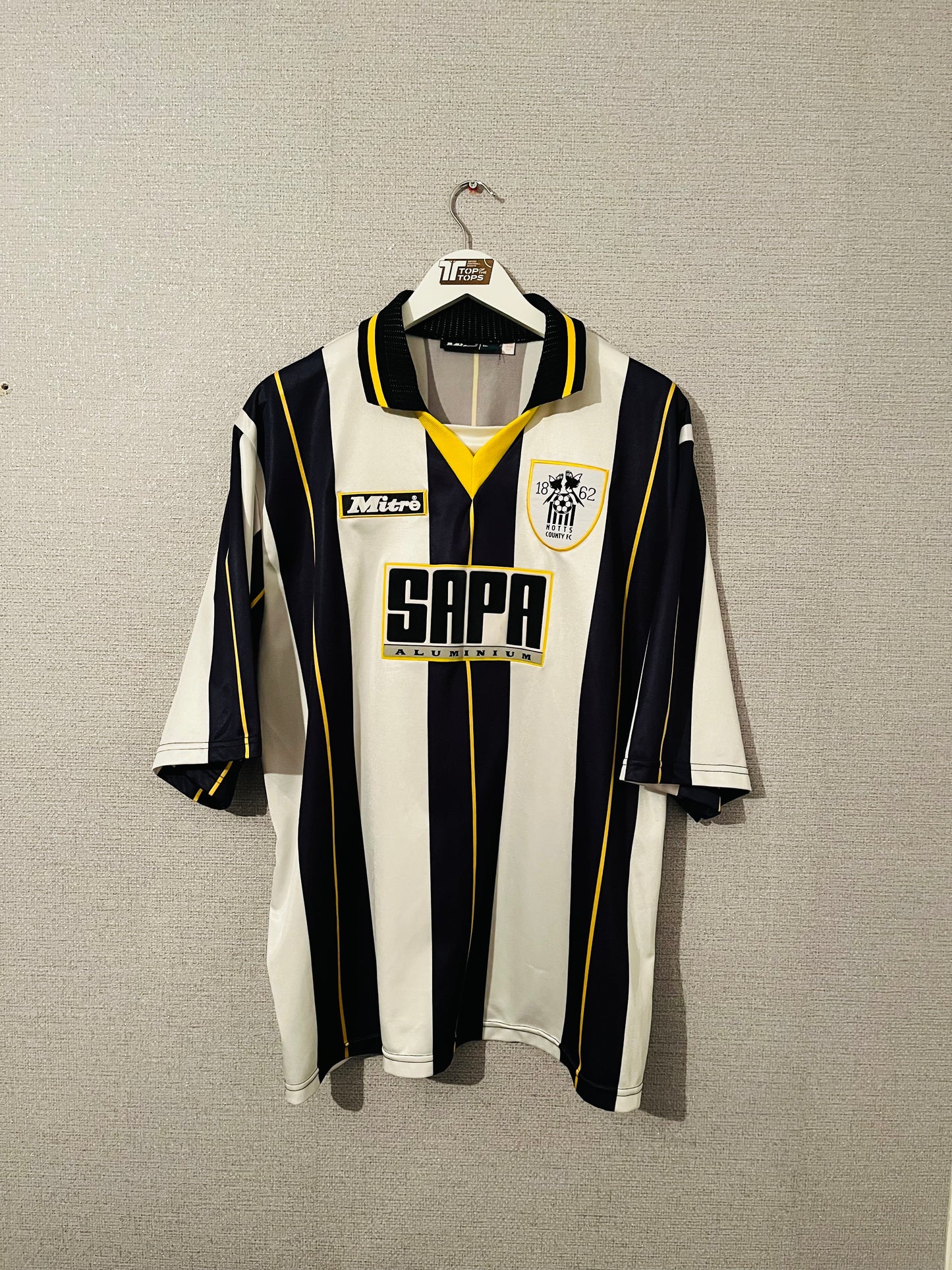 Notts County home football shirt 1996/97 XXL