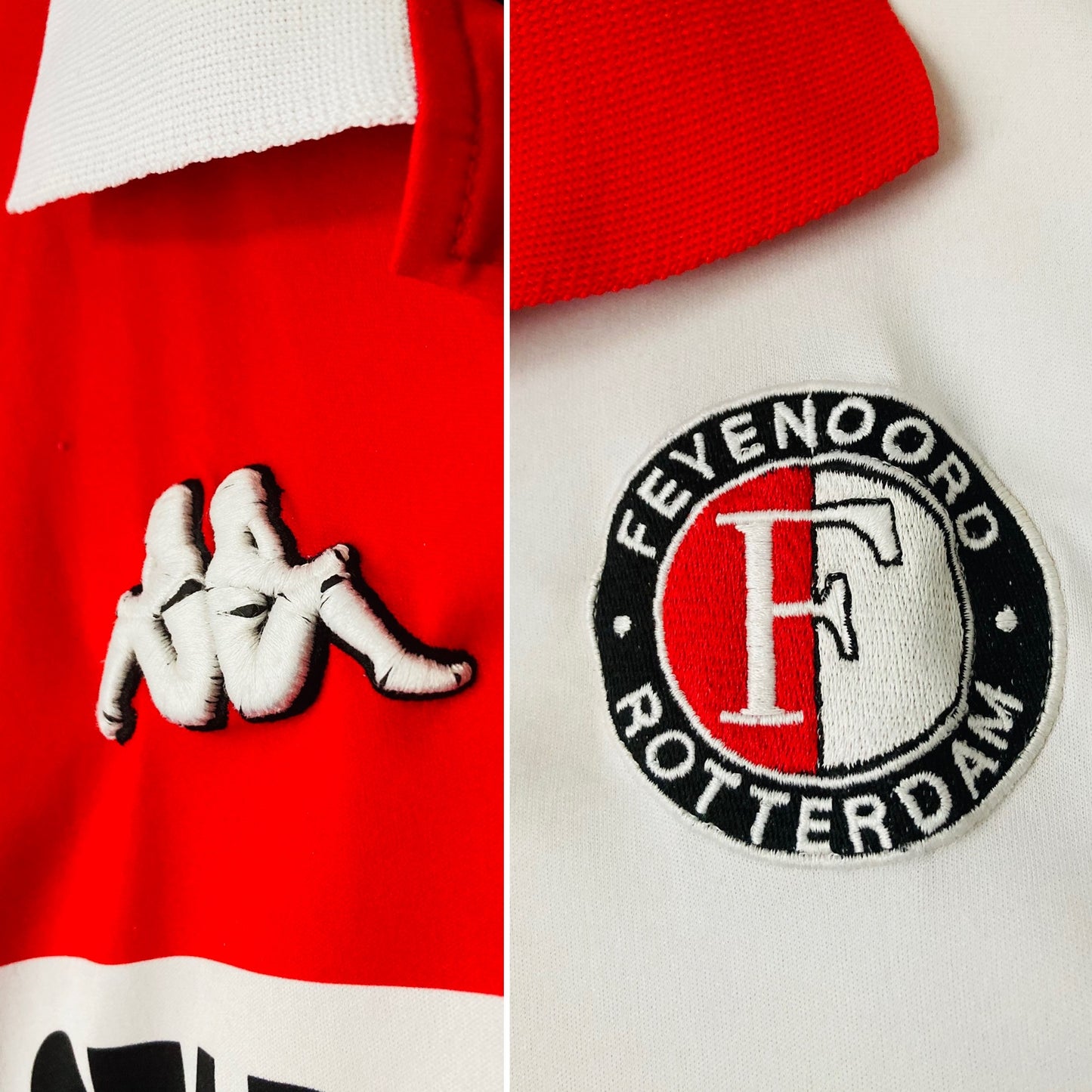 Feyenoord home football shirt 2000/01 Tomasson XL