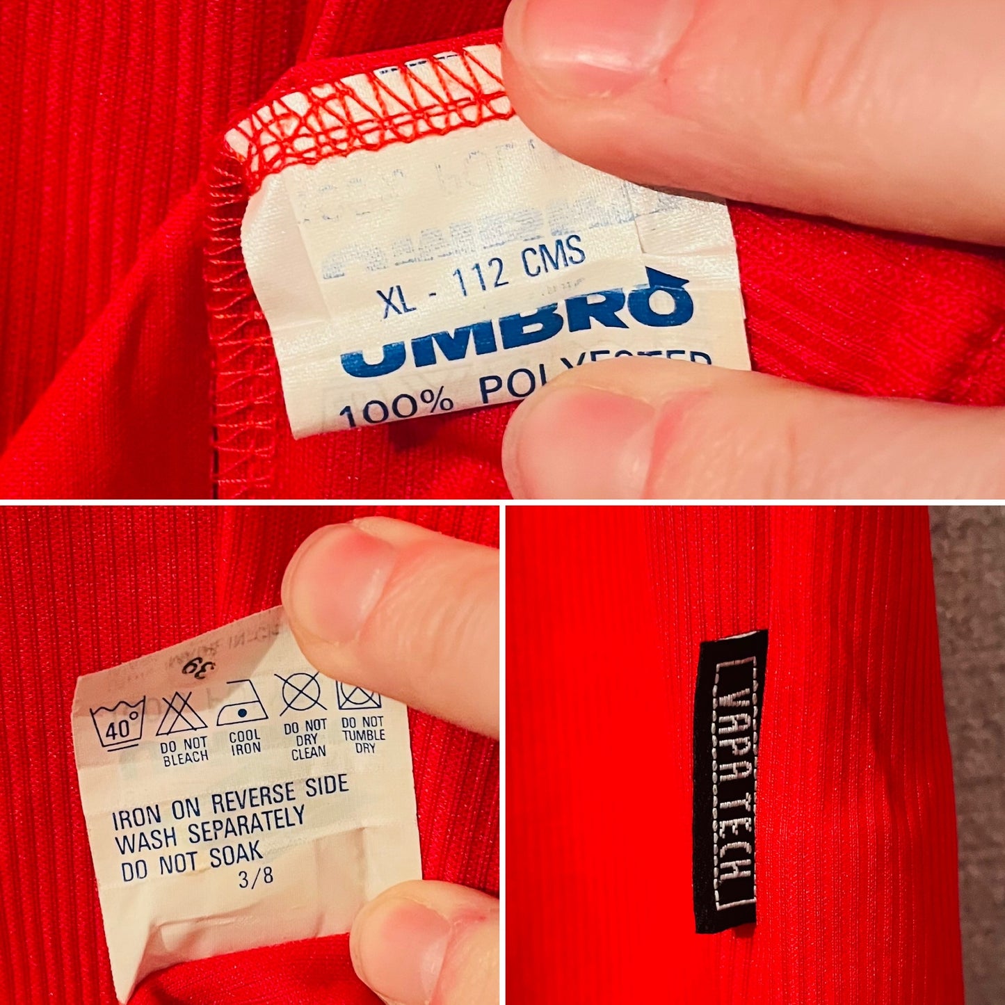 Manchester United home football shirt 1999/2000 Keane XL