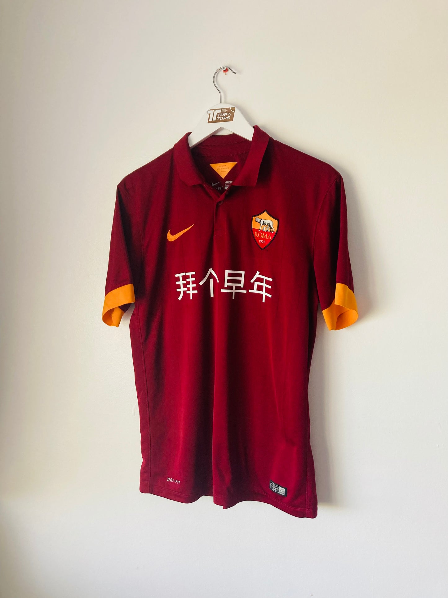 Roma home football shirt 2014/15 Totti Medium