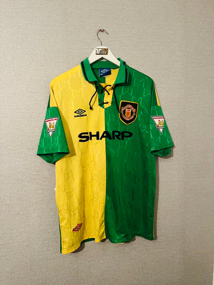 Manchester United third football shirt 1992/94 Cantona XL