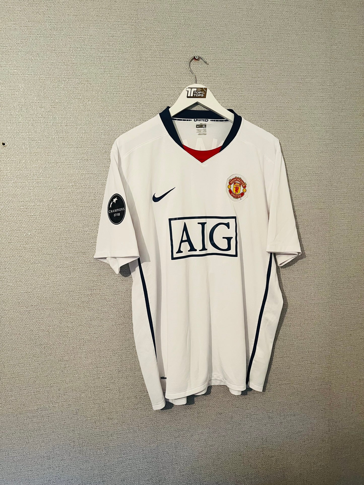 Manchester United away football shirt 2008/09 CR7 XL