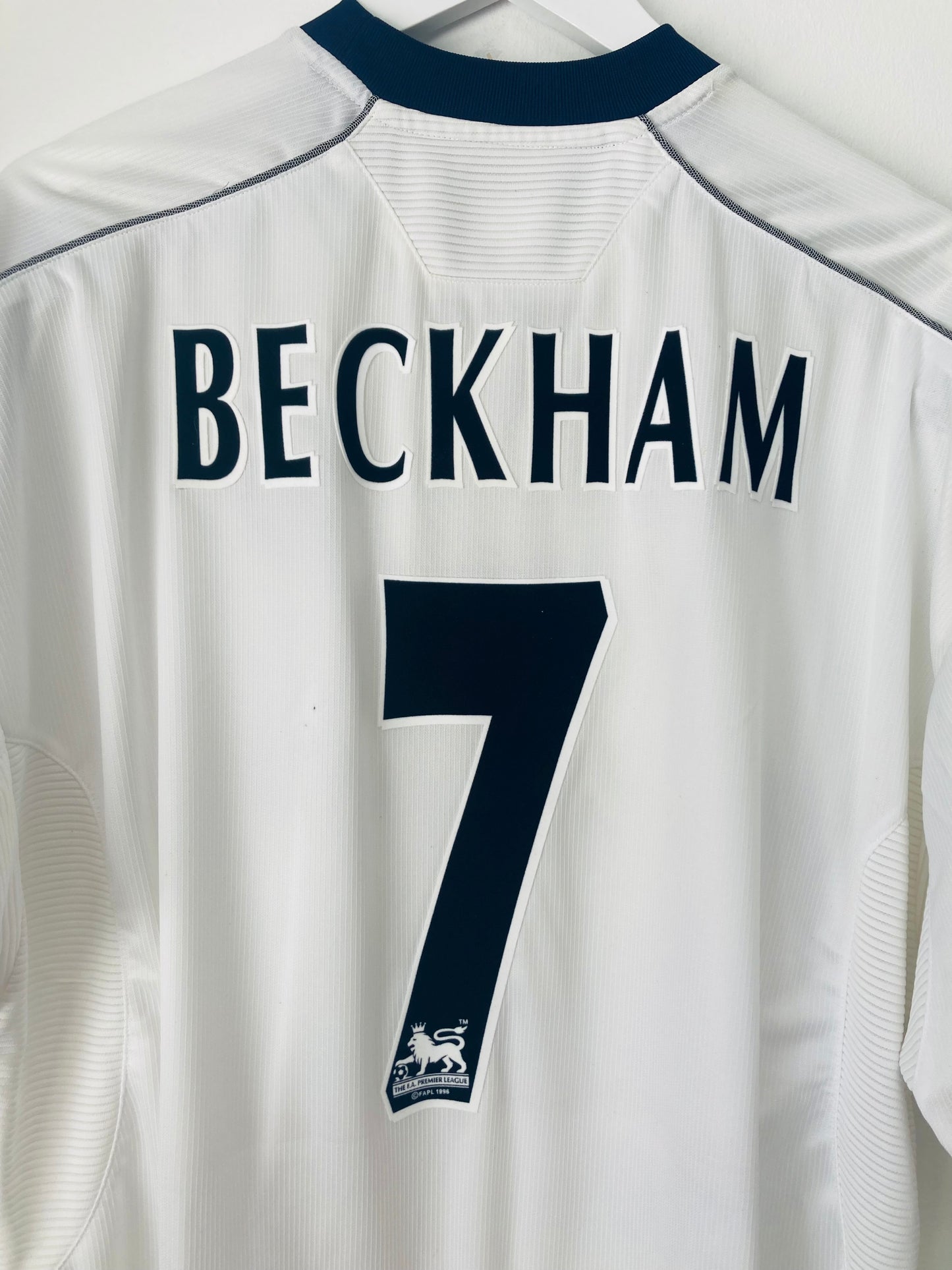 Manchester United away football shirt 2000/01 Beckham XXL