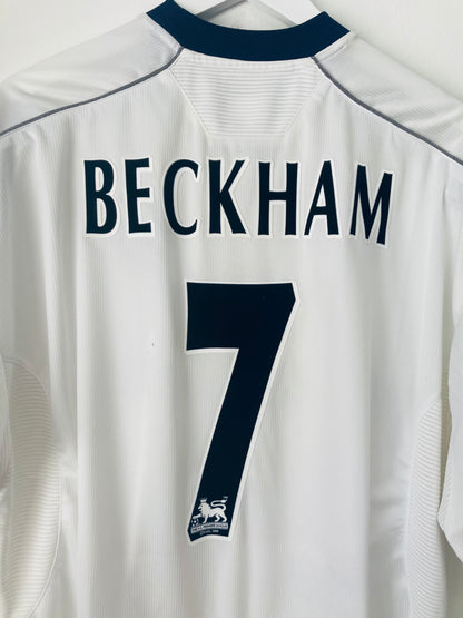 Manchester United away football shirt 2000/01 Beckham XXL