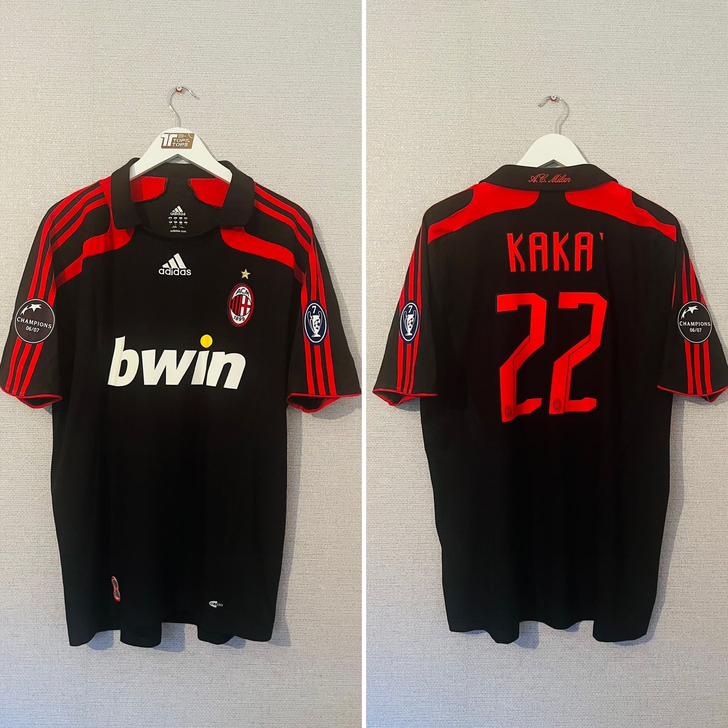 AC Milan third football shirt 2007/08 Kaka Large