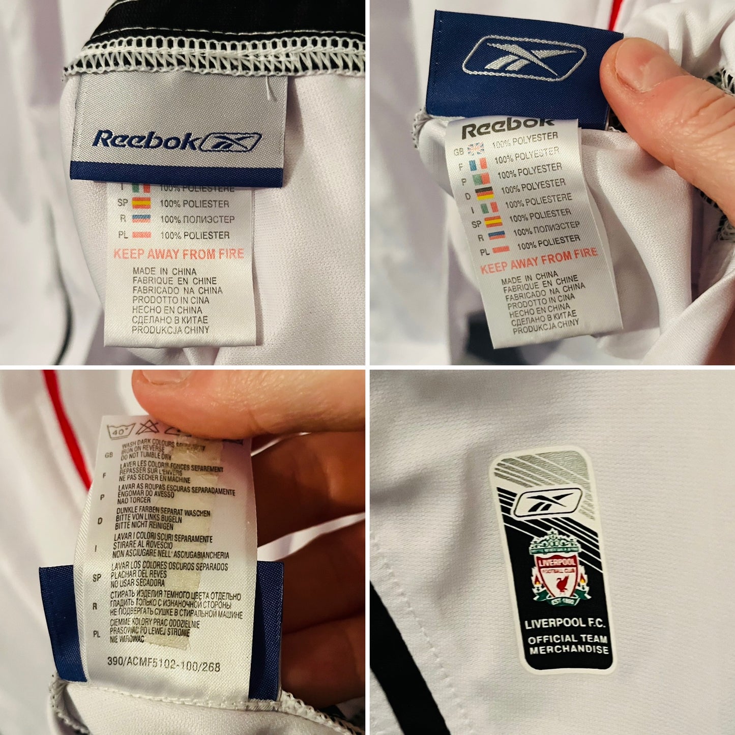Liverpool away football shirt 2005/06 Gerrard XL