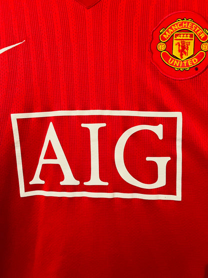 Manchester United home football shirt 2008/09 CR7 XL